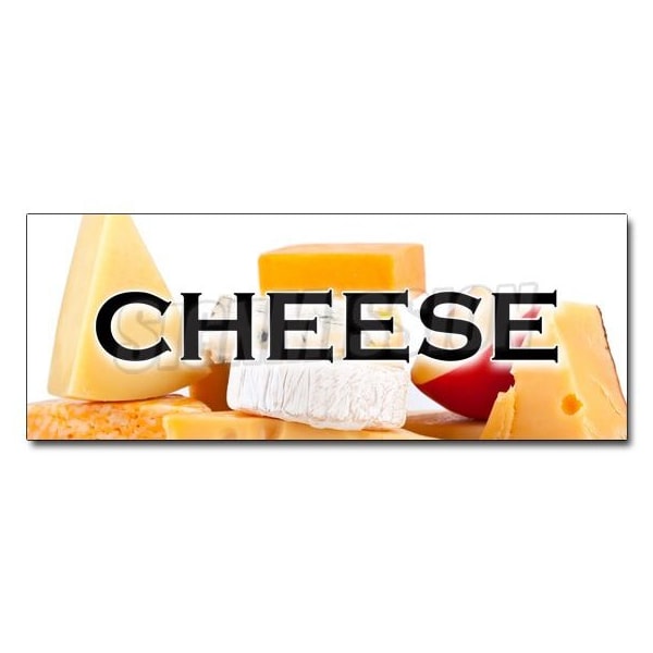 CHEESE DECAL sticker dairy milk american swiss grilled calcium provolone, D-36 Cheese